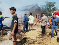 Rumah Milik Sunar dan Samin di Sukodono Sragen Hangus Terbakar, Pemadaman Dramatis
