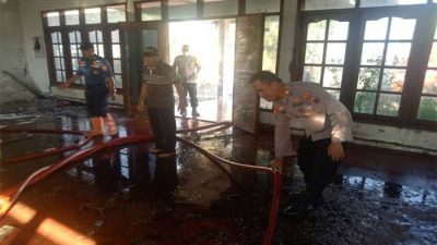 Gudang Bekas KUD di Sambungmacan Sragen Kebakaran, Gara-gara Bakar Sampah