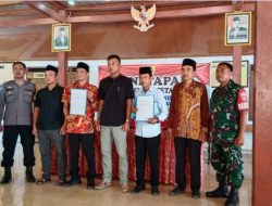 Polsek Sragen Kota Gelar Pengamanan Penetapan DPT Pilkades Kedungumpit