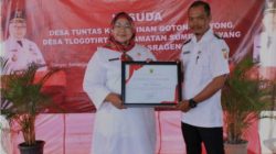 Program Tumis Pemkab Sragen, Desa Tlogo Tirto Sumberlawang Lulus Sebagai Desa Tuntas Kemiskinan